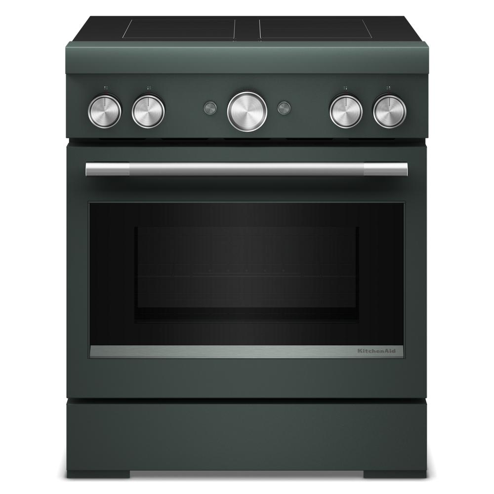 30-Inch 4-Element Induction Freestanding Commercial-Style Range with Air Fry