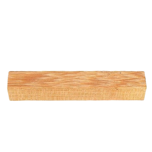 Light-colored Lati pen blank with fine grain pattern for woodworking tools and home improvement projects