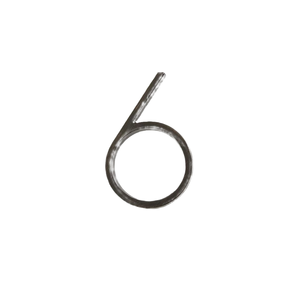 5-inch bronze floating mount house number 6 designed for easy installation in hardware and home improvement projects under $50