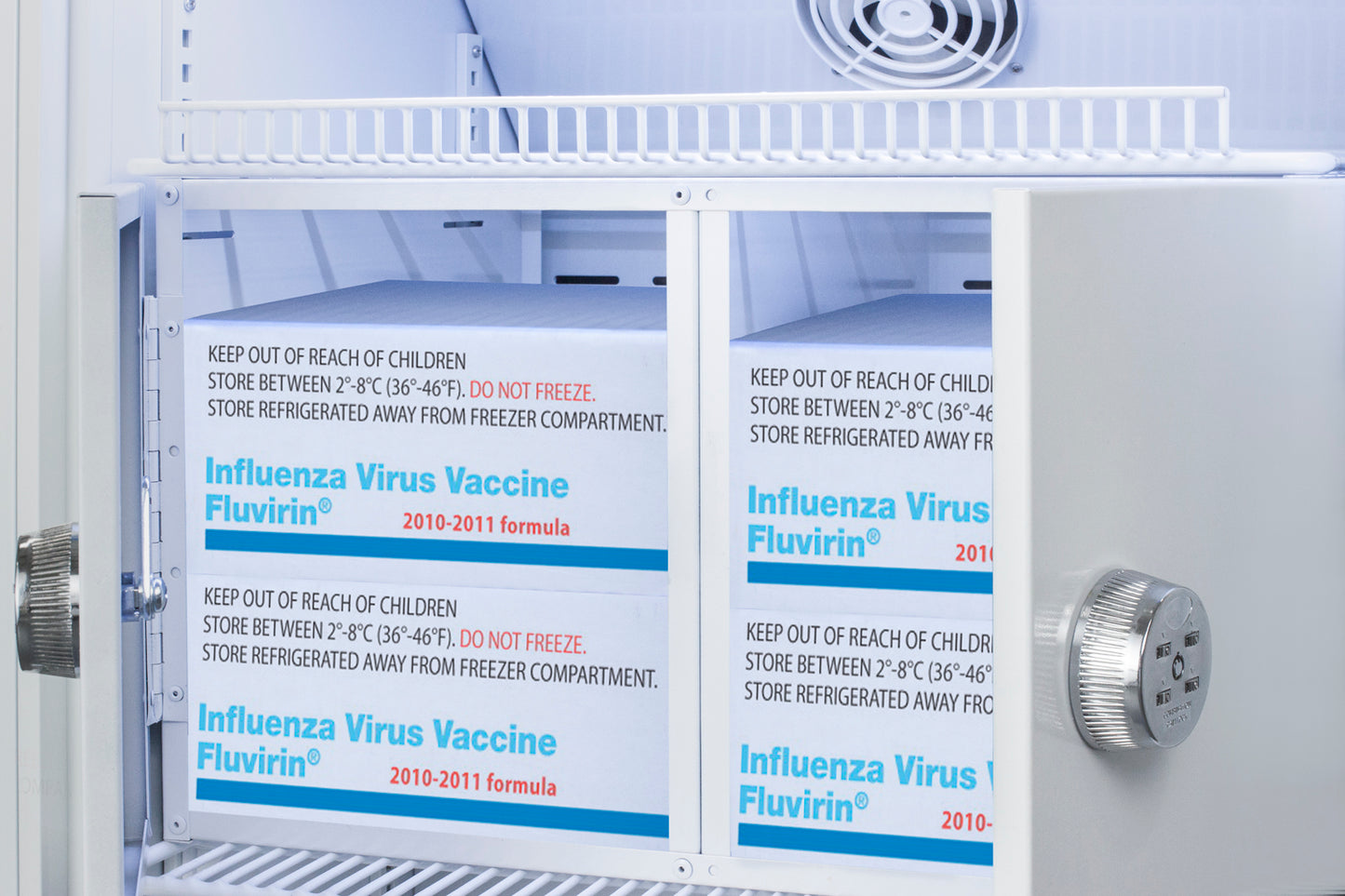 15 Cu.Ft. Upright Vaccine Refrigerator with Interior Lockers