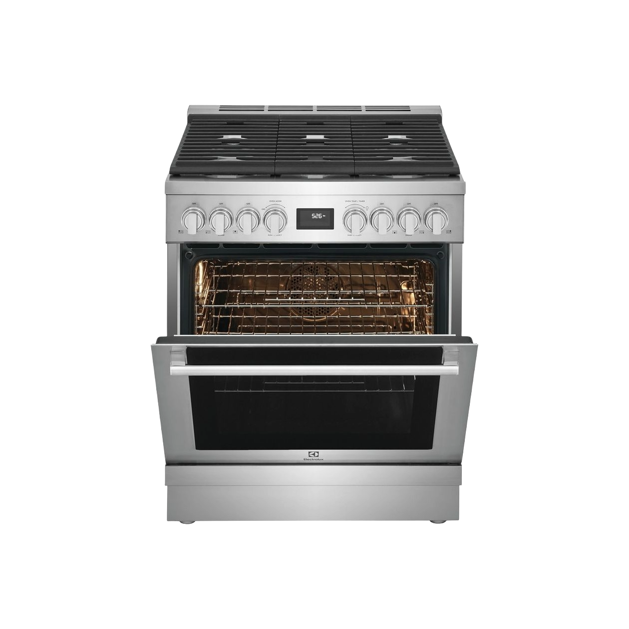 30" Dual-Fuel Freestanding Range