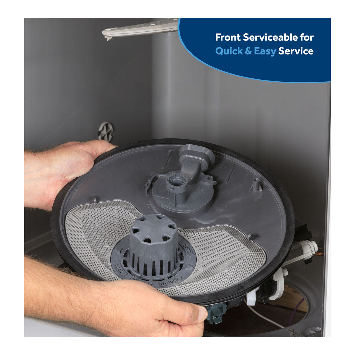 GE® Dishwasher with Front Controls