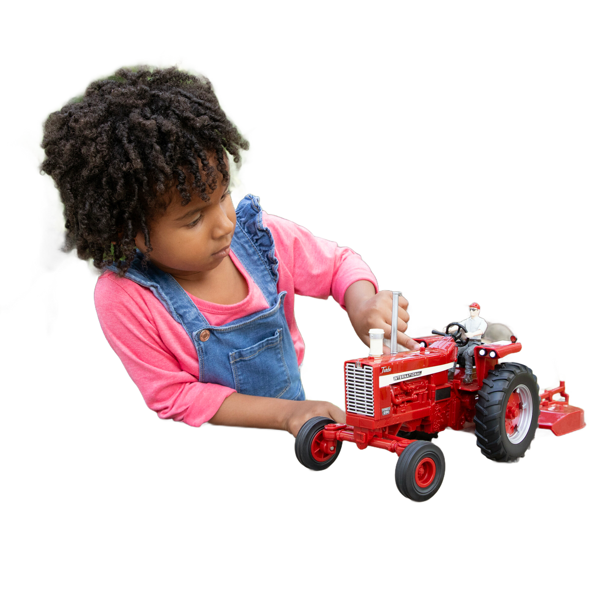 TOMY Big Farm Farmall 1:16 Scale 1256 Tractor with Mower