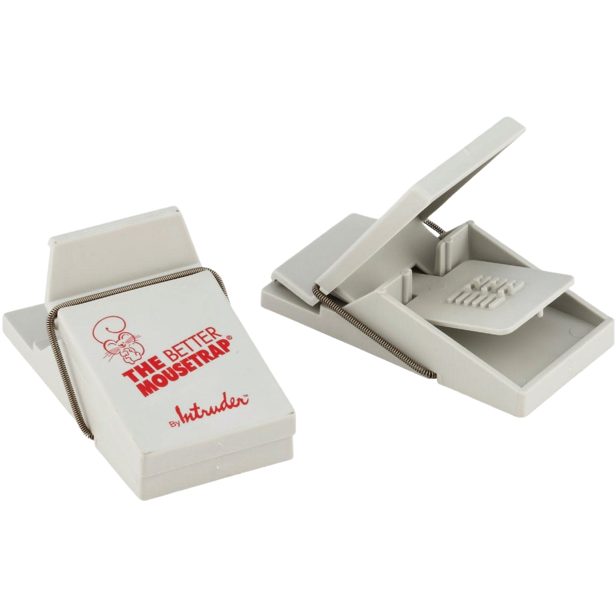 Two reusable mechanical mouse traps with a sturdy spring design for rodent control in pest and lawn care collections under $50