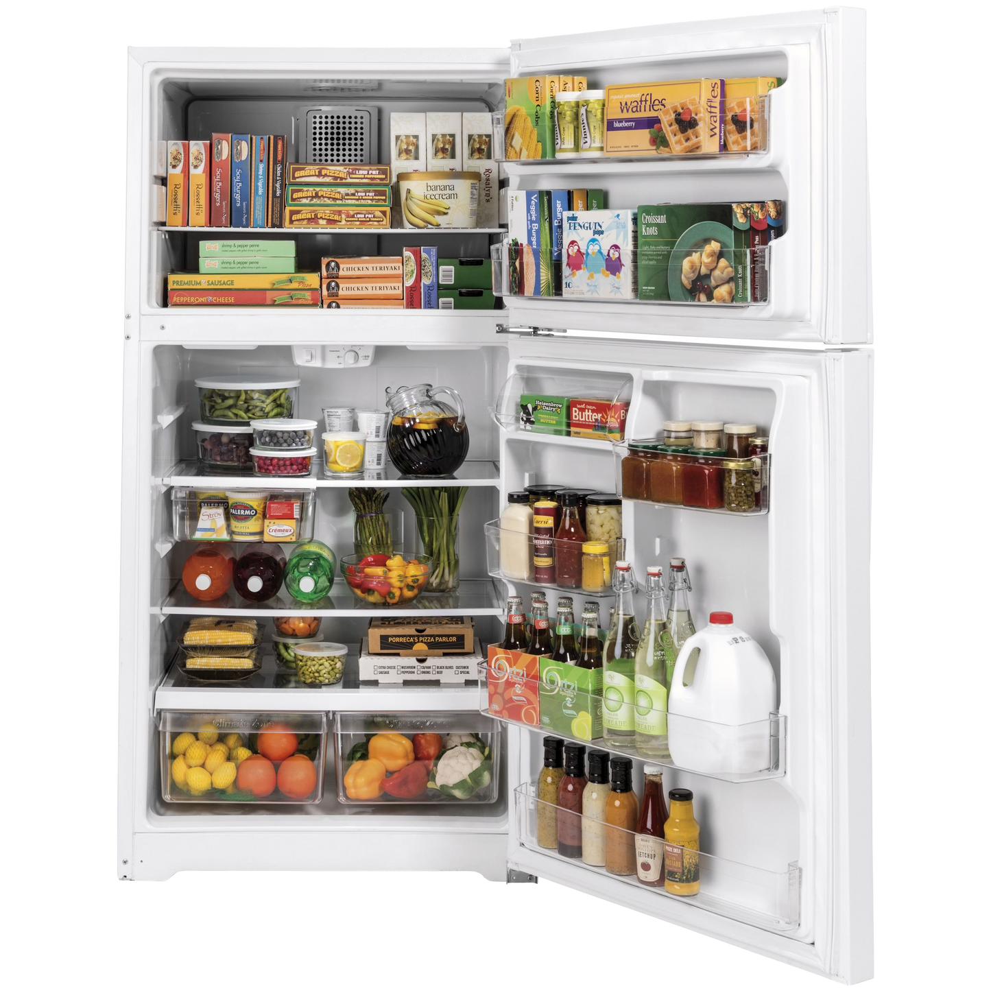 GE® ENERGY STAR® 21.9 Cu. Ft. Top-Freezer Refrigerator