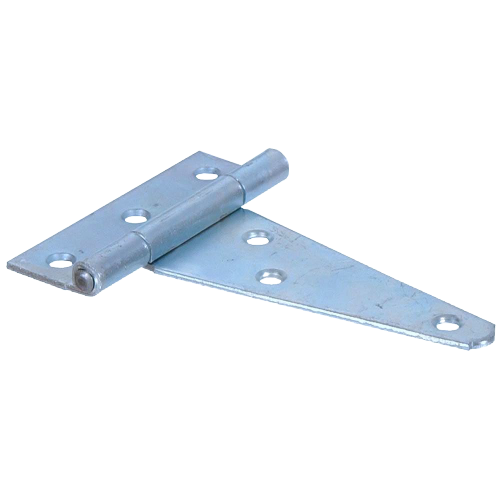 Zinc-plated heavy-duty 10-inch T-hinge for doors and gates in hardware and home improvement under $50
