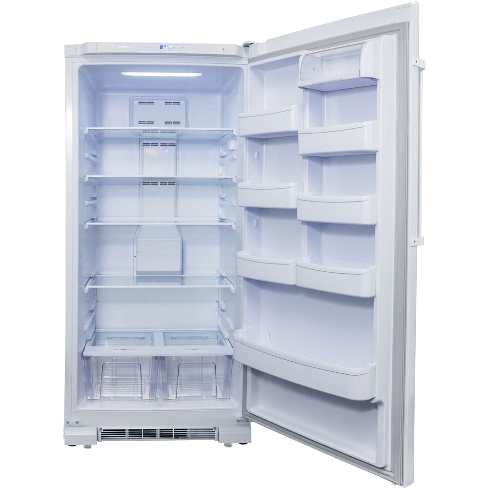 17 cuft Apartment Size Refrigerator, Two See-Thru Crispers, ESTAR