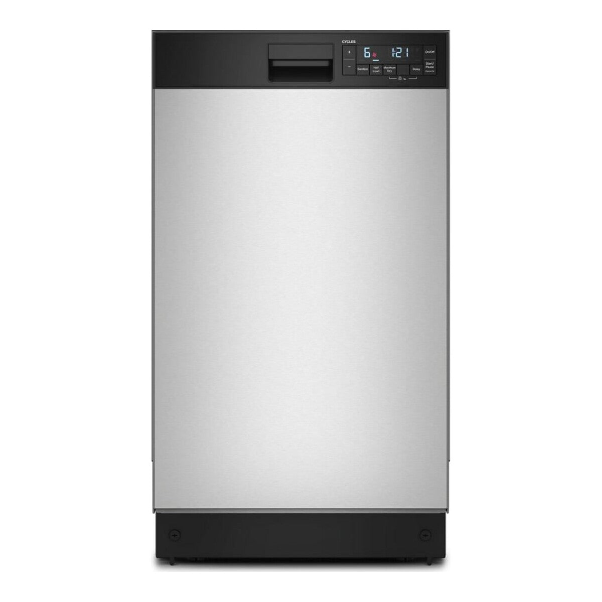 18" Stainless Steel Dishwasher with Half Load Cycle and Triple Spray Arms - 48 dBA