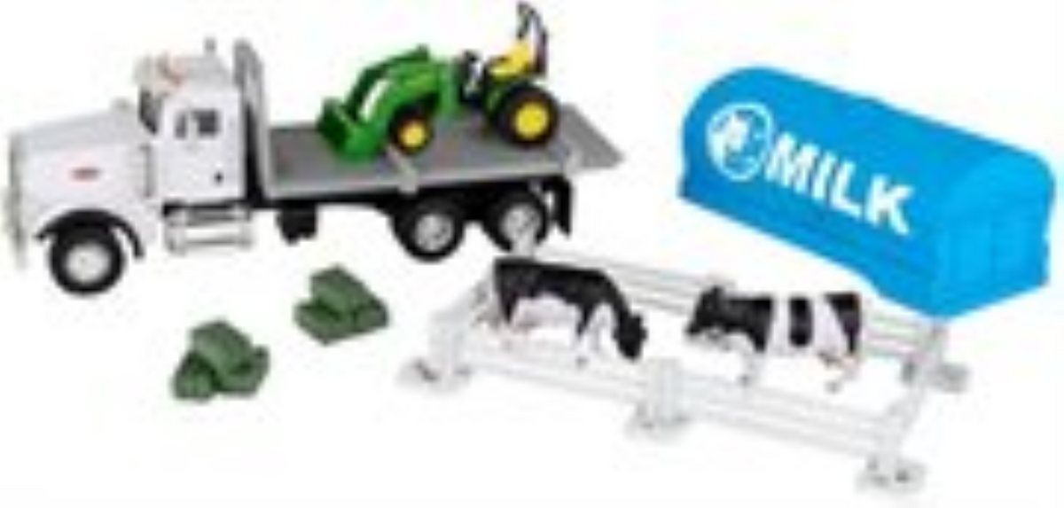 Tomy John Deere Switch N Load 18-Piece Playset, 1/32 Scale