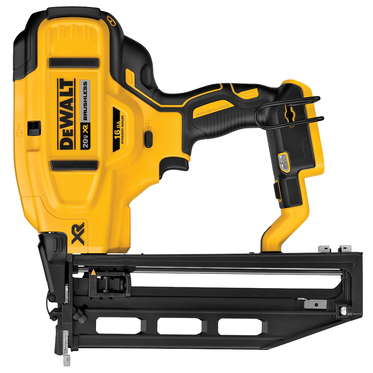 DEWALT 20V MAX* XR 16ga Cordless Straight Finish Nailer (Tool Only)