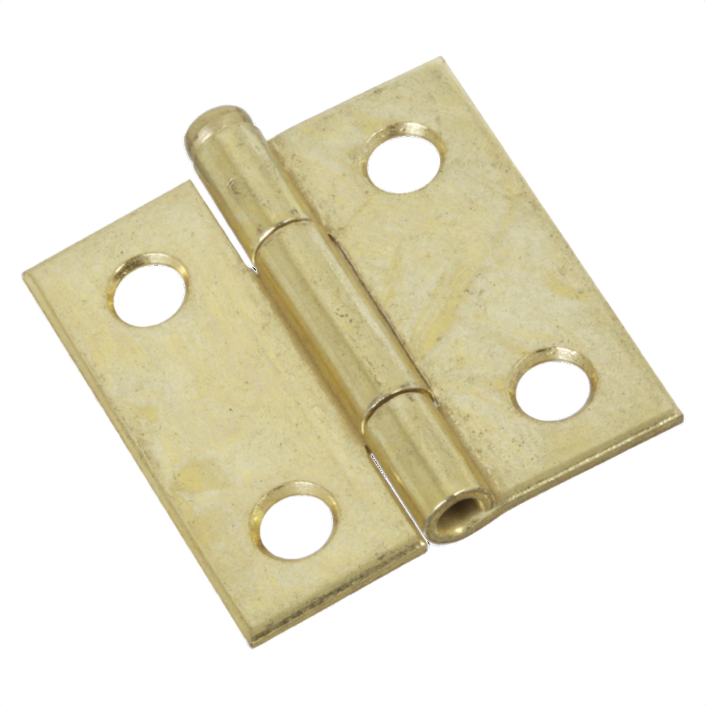 Pair of 1-1/2 inch brass loose-pin narrow hinges for door hardware and home improvement projects under $50