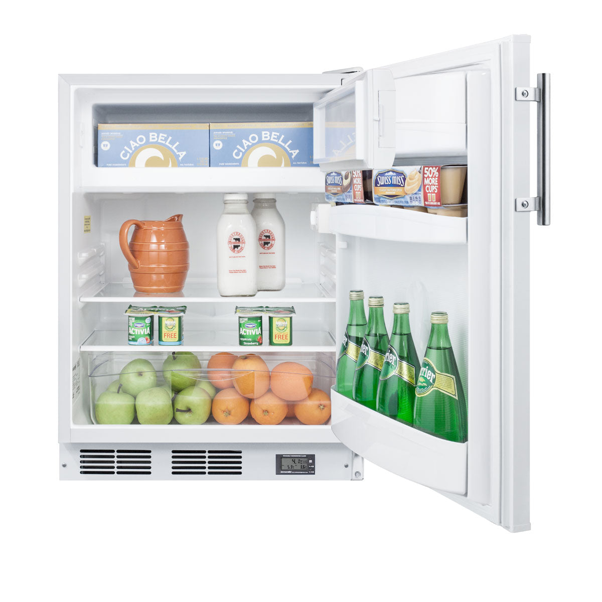 24" Wide Break Room Refrigerator-Freezer, ADA Compliant
