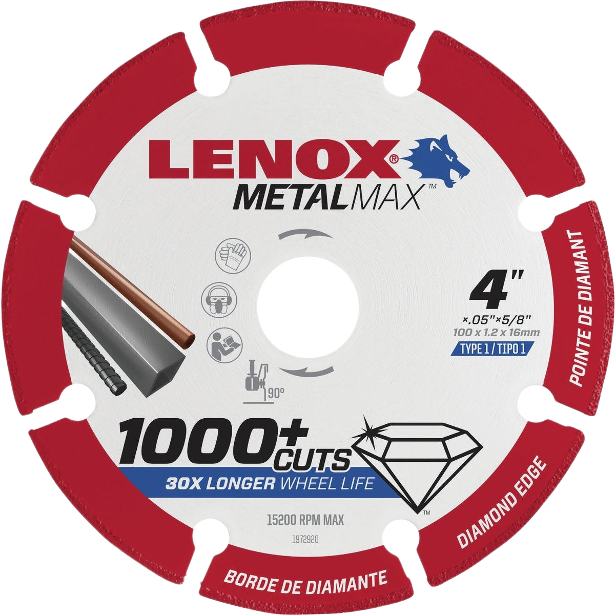 Lenox MetalMax diamond blade for cutting metal with extended durability in tool accessories and home improvement collections under $50