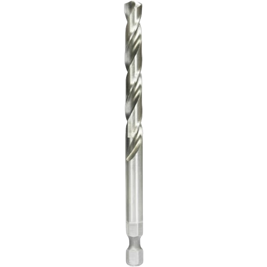 4-inch cobalt pilot drill bit with spiral flutes for metal and woodworking projects in tools and saws collections