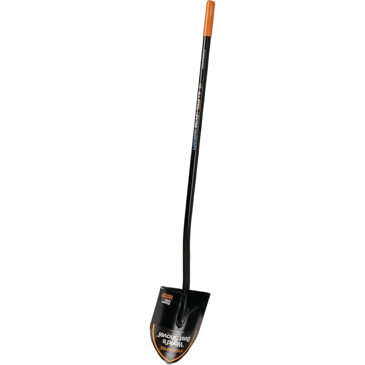Fiskars Steel Handle Round Point Digging Shovel 57.5