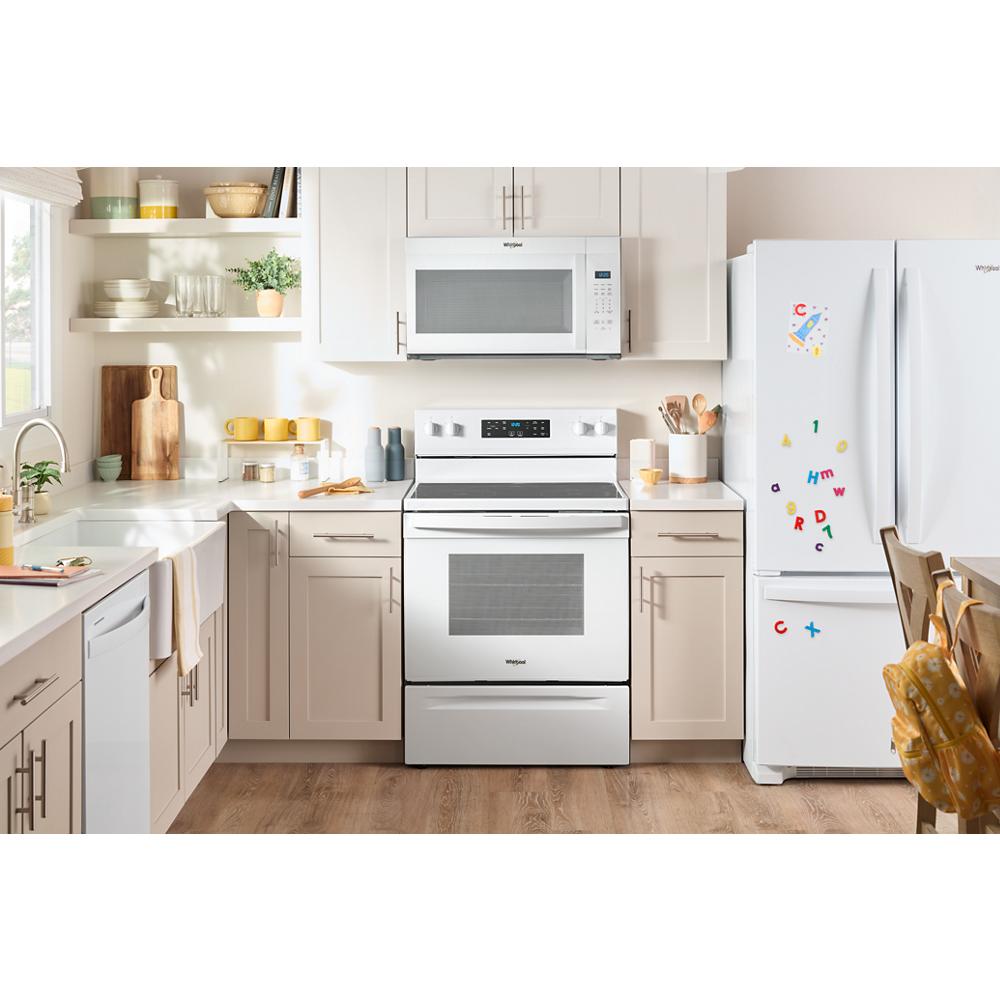 30-inch Electric Range with No Preheat Mode and Steam Clean