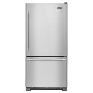 30-inch wide bottom freezer refrigerator in fingerprint resistant stainless steel for kitchens and appliances collections