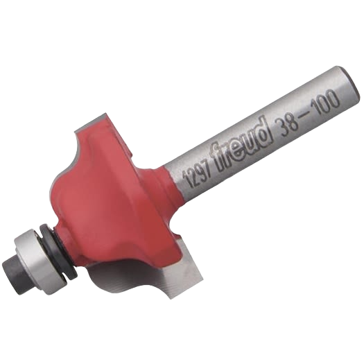 Carbide tipped Roman ogee bit with bearing for decorative woodworking edges in power tool accessories collections