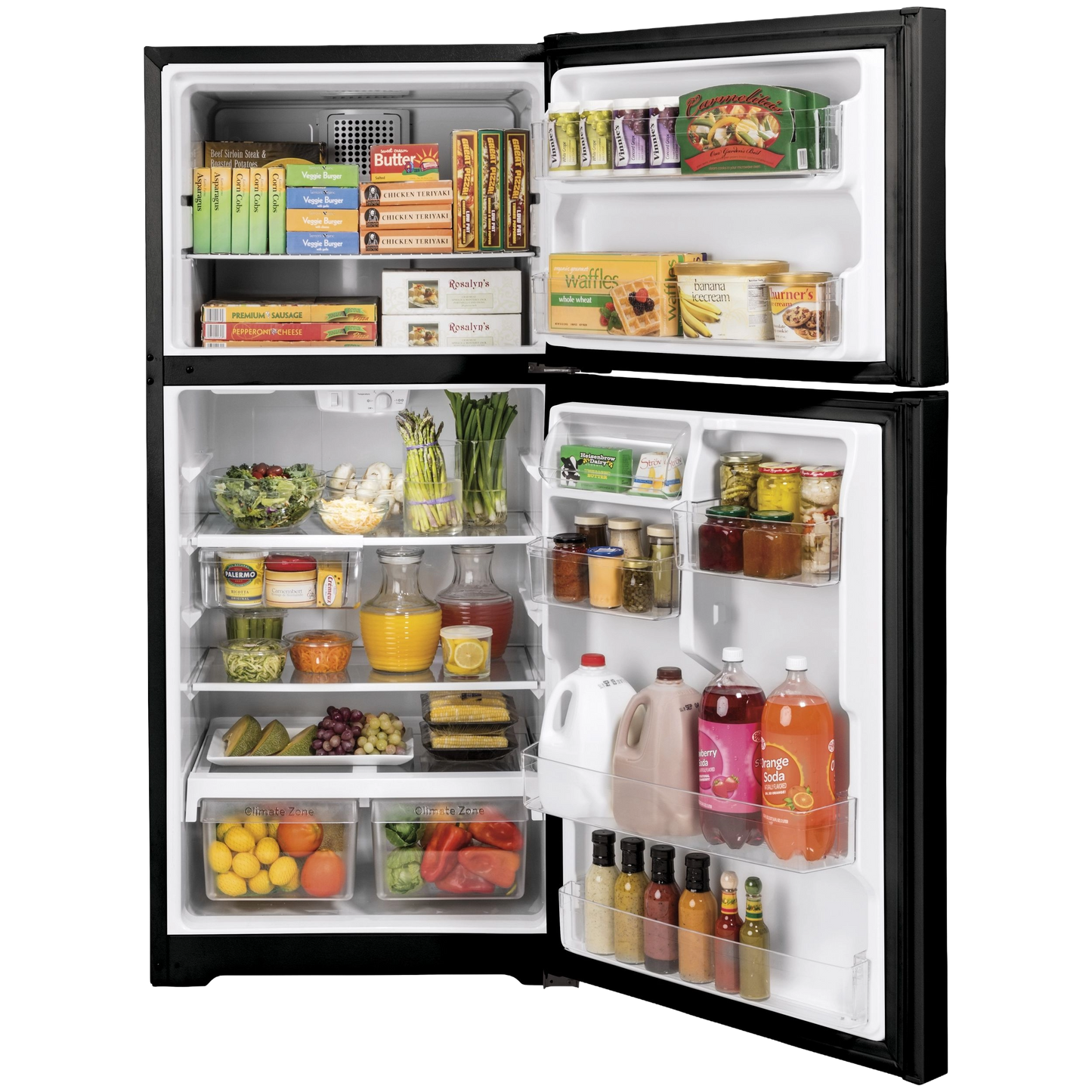 GE® ENERGY STAR® 19.2 Cu. Ft. Top-Freezer Refrigerator
