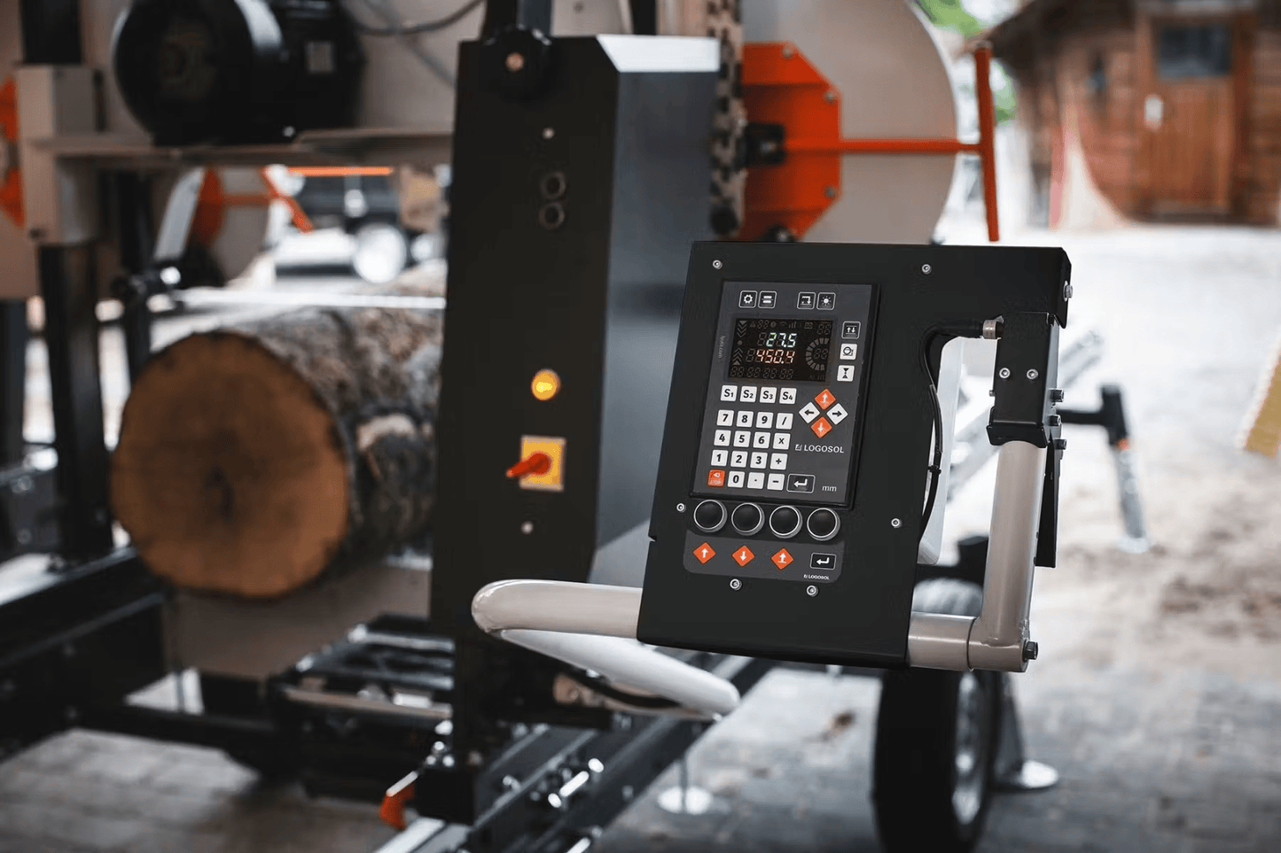 Automatic digital control panel for LOGOSOL sawmill data measuring in power tool and chain sawmill accessories