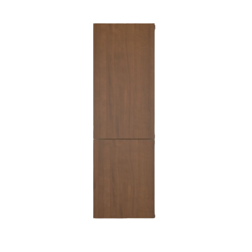 built-in bottom freezer refrigerator with wood panel exterior in kitchen appliances and Bosch collection