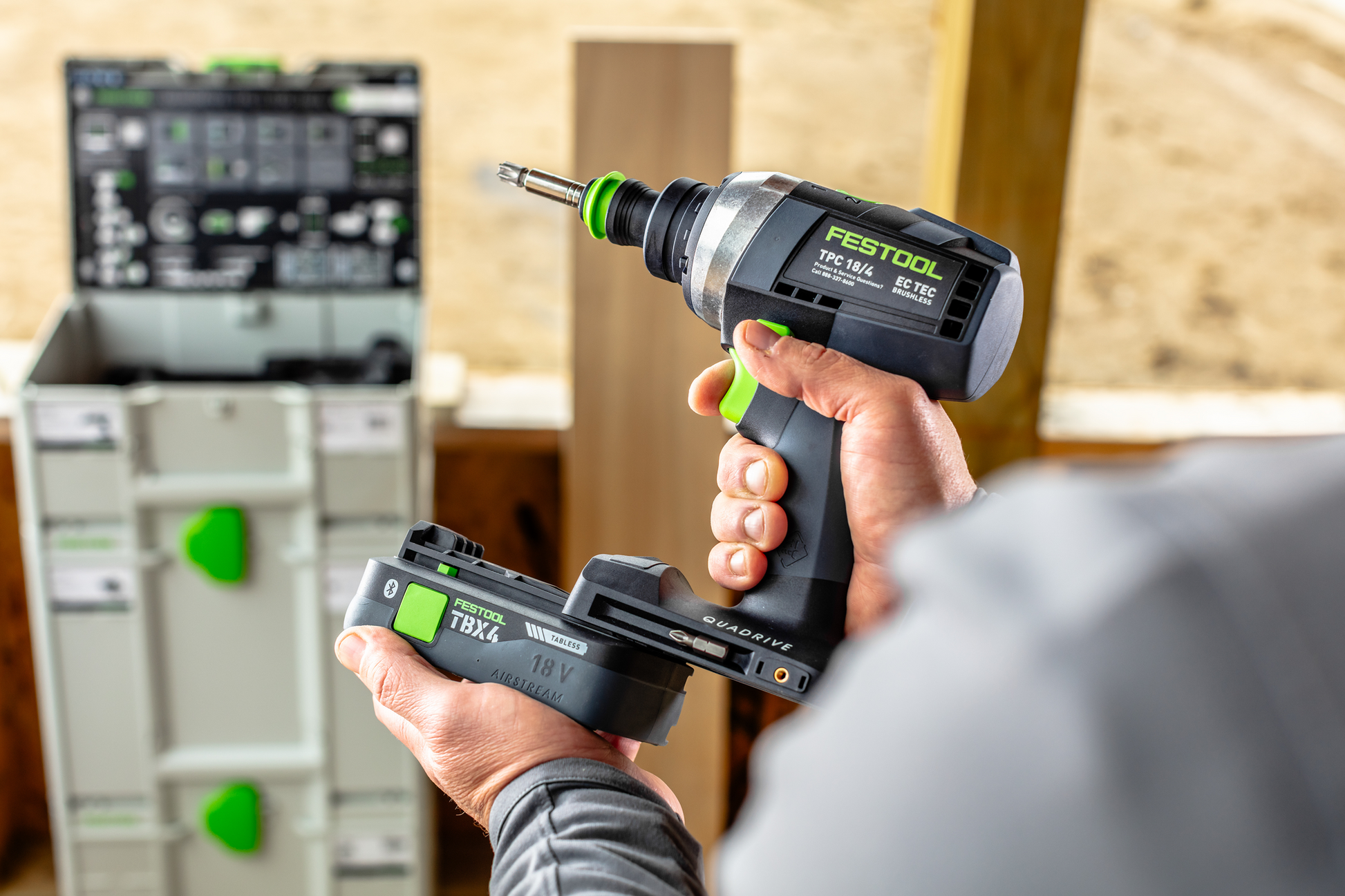 Festool Impact Driver & Drill Set TID 18 Basic-Set – Hartville