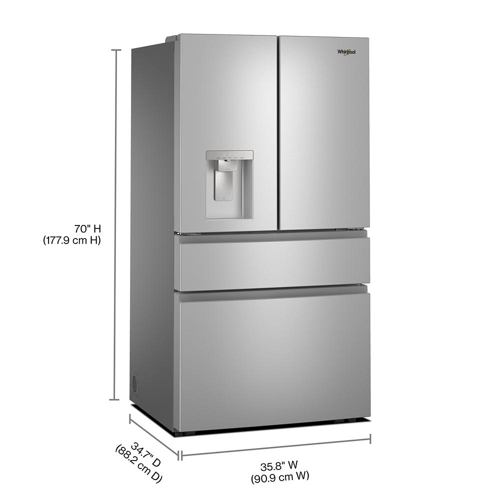 Whirlpool® 29 Cu. Ft. Family-Sized Capacity French Door Refrigerator with Flexible Temperature Drawer