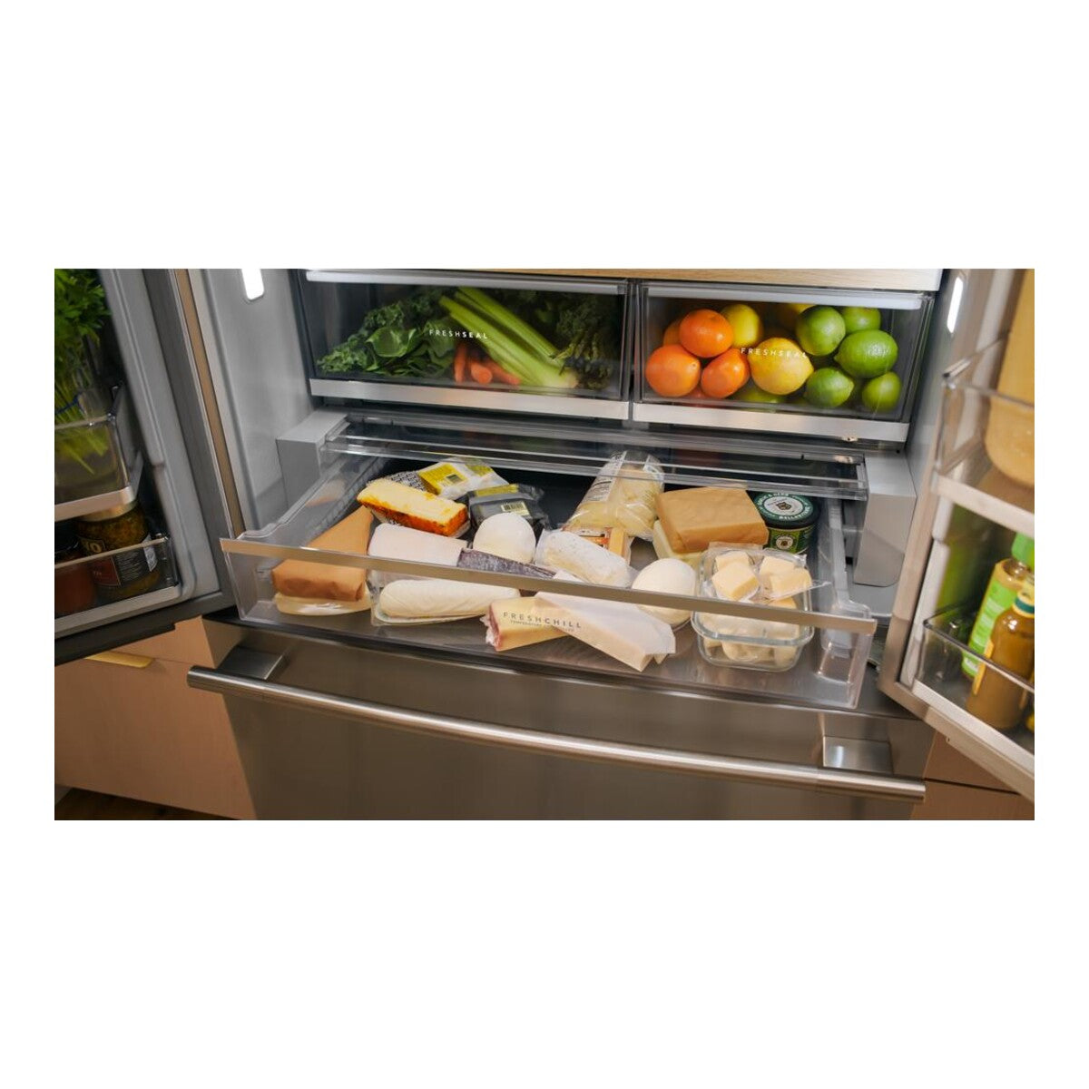 23 Cu. Ft. 36-Inch Counter-Depth French Door Refrigerator with Intelligent Auto Fill in Juniper