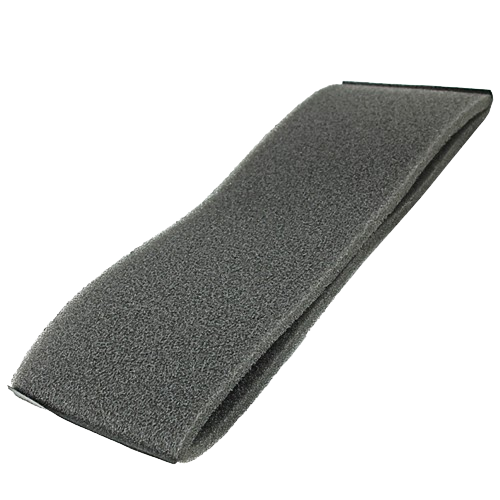 Gray foam pre-filter pad designed for John Deere parts and accessories in the Parts & Lubricants collection