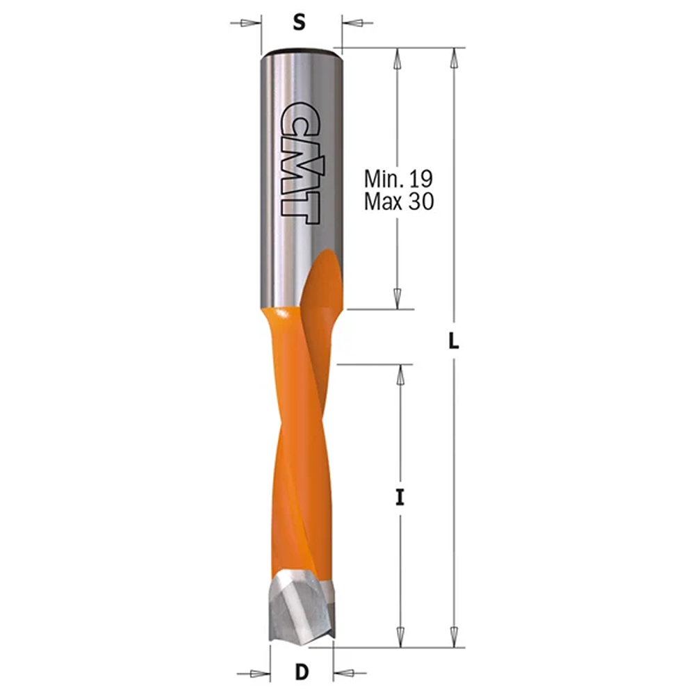 CMT Orange Tools 5 x 35 x 70mm Dowel Drill Bit, Lh