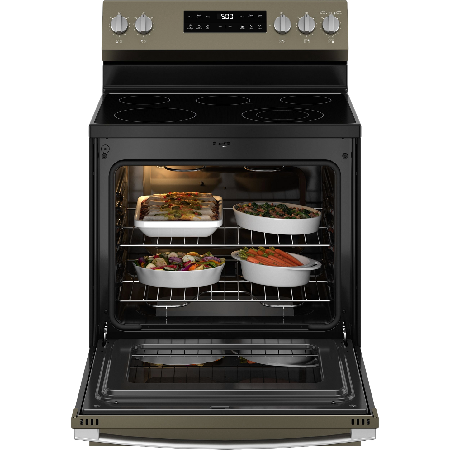 GE® ENERGY STAR® 30" Free-Standing Electric Range with Crisp Mode