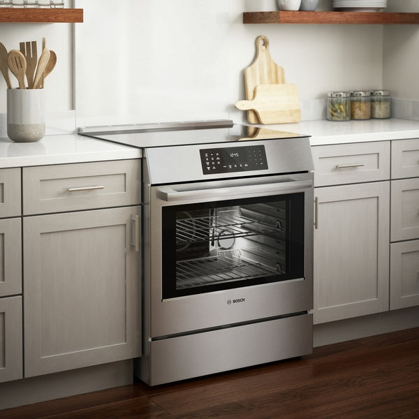 Benchmark™, Induction Slide-in Range, 30'', Stainless Steel