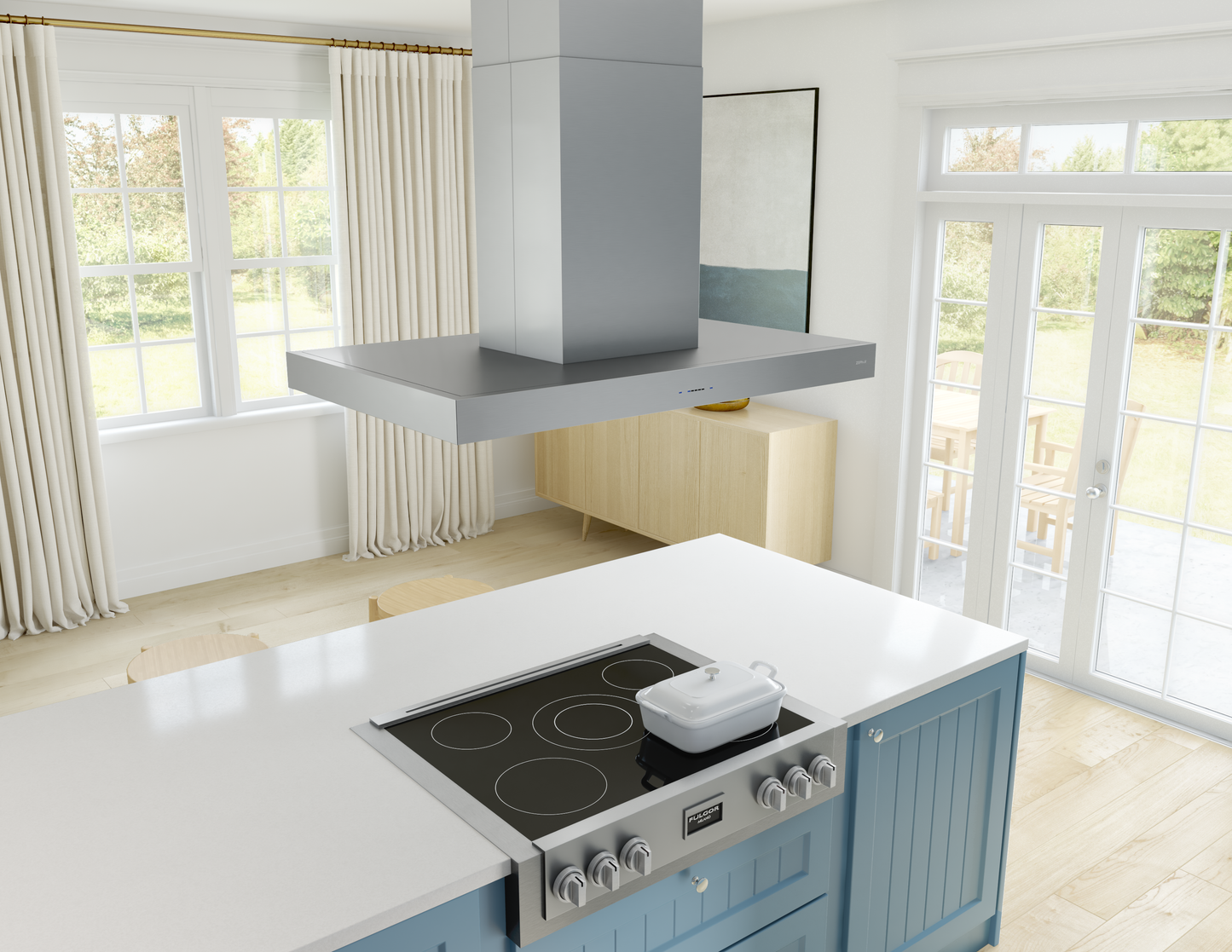 Roma Island Hood 36" LED 600 CFM ACT