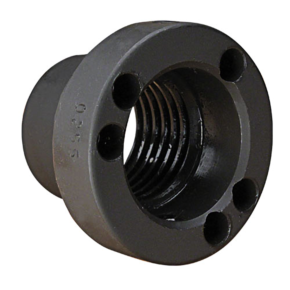 Black steel taper lock adapter with threaded interior for woodworking lathe tools and Home Improvement collections under $50