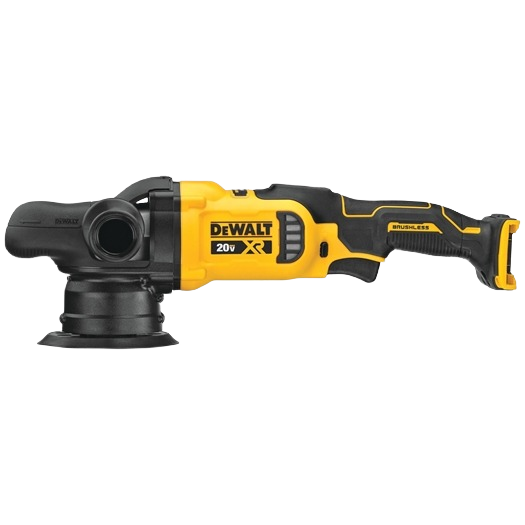 Cordless variable-speed random orbit polisher with ergonomic handle for automotive and home improvement tasks