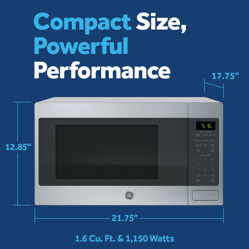 GE® 1.6 Cu. Ft. Countertop Microwave Oven