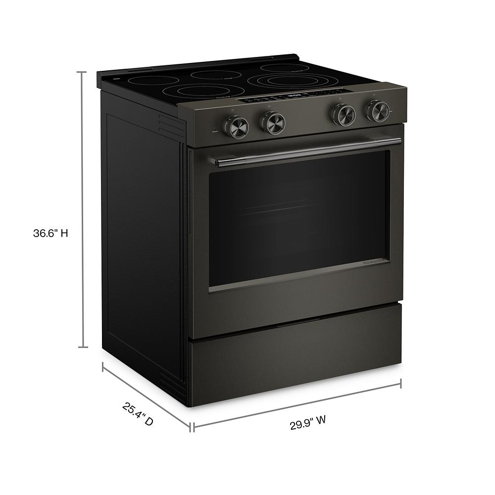 5.3 Cu. Ft. Smart Slide-in Electric Range with Two Even-Heat™ Hyper Elements and Convection Cooking Modes