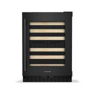24" Undercounter Wine Cellar with Full-Extension Wood-Front Racks