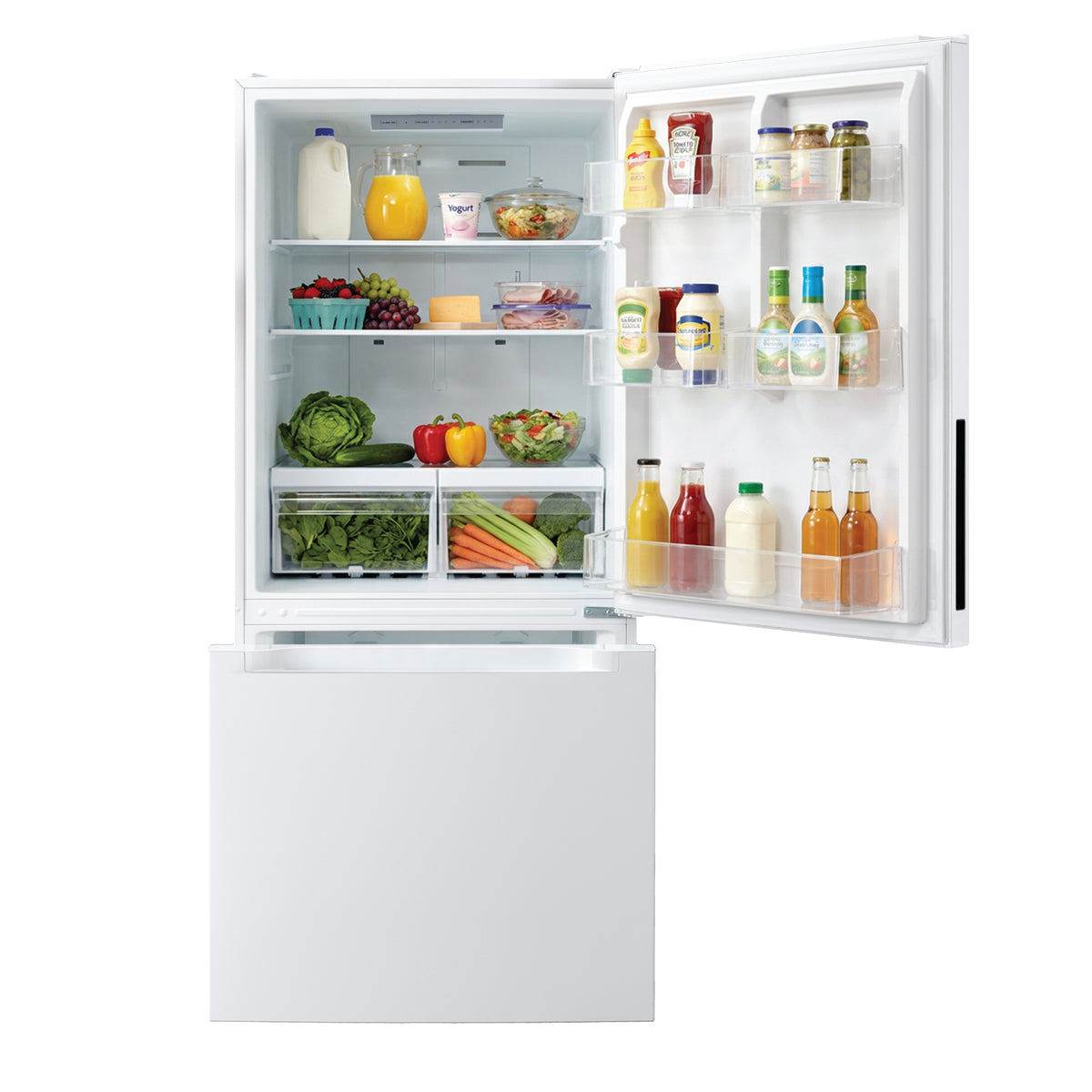 Element Electronics 18.7 cu. ft. Bottom Freezer Refrigerator - White, ENERGY STAR (ERBM19CBW)