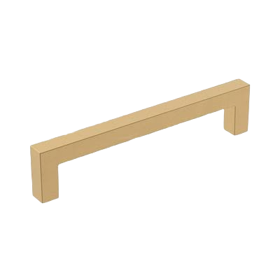 Champagne bronze cabinet pull with square modern design for hardware and furniture accessories under $50 collections