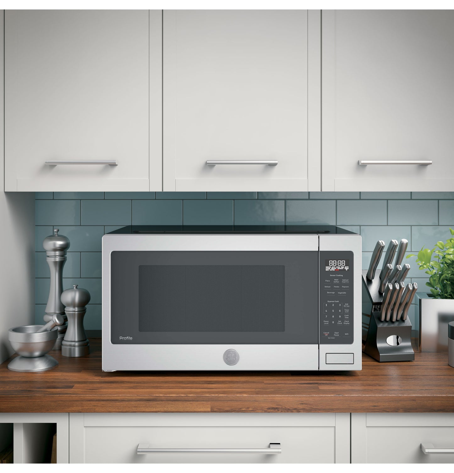 GE Profile™ 2.2 Cu. Ft. Countertop Sensor Microwave Oven