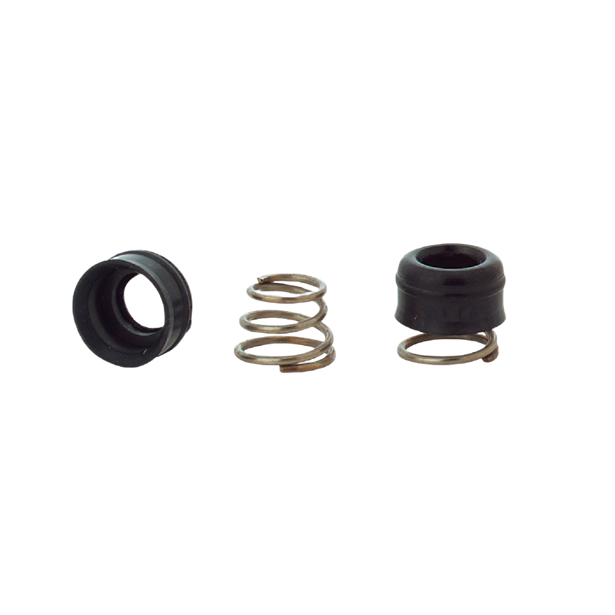 Set of cartridge seats and metal springs for faucet repair in plumbing parts and home improvement collections