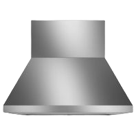 Stainless steel kitchen vent hood with sleek design for effective smoke and odor removal in home improvement projects