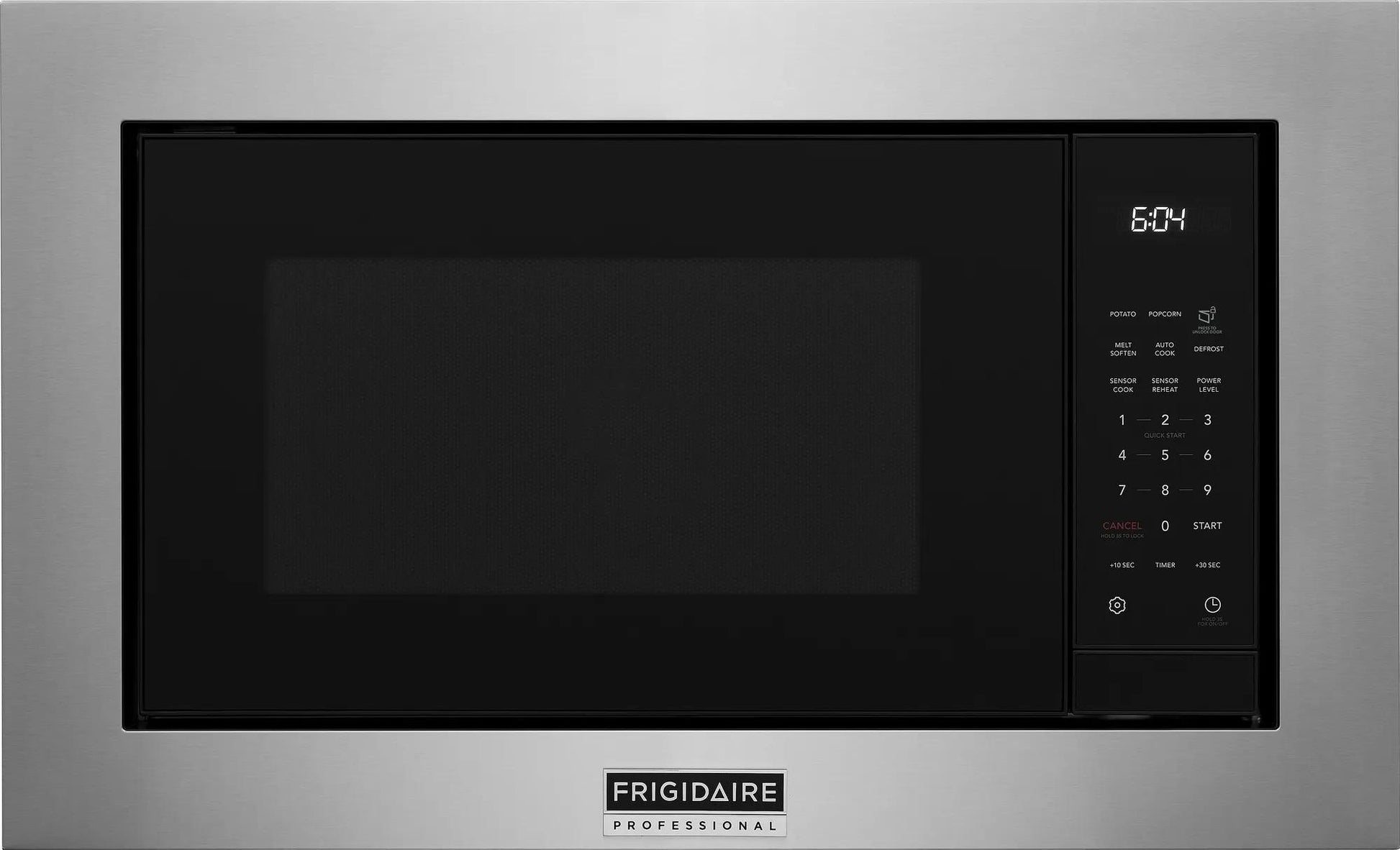 Built-in stainless steel microwave with digital control panel and sensor cooking features in Microwaves and Appliances collections