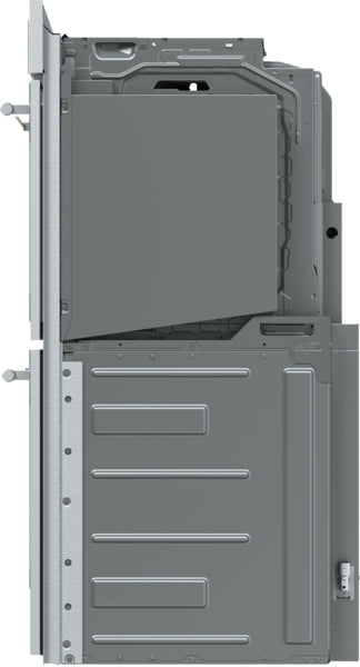 Side profile of stainless steel double steam wall oven highlighting internal components for Kitchen & Kitchenware and Appliances.