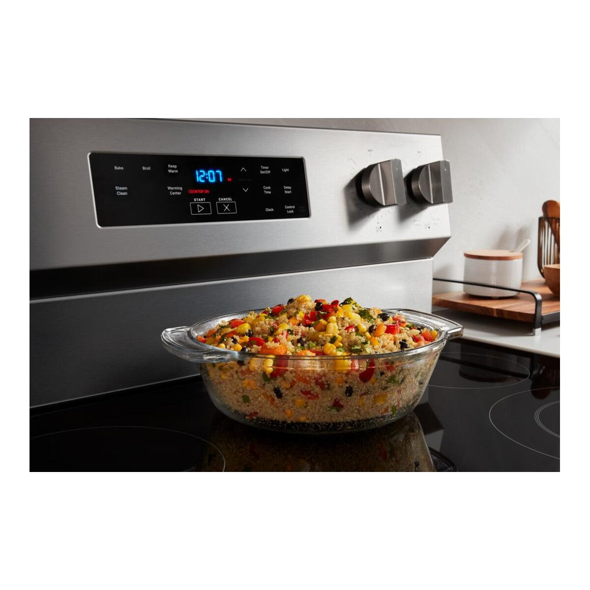 30-Inch Wide Electric Range With Steam Clean - 5.3 cu. ft.