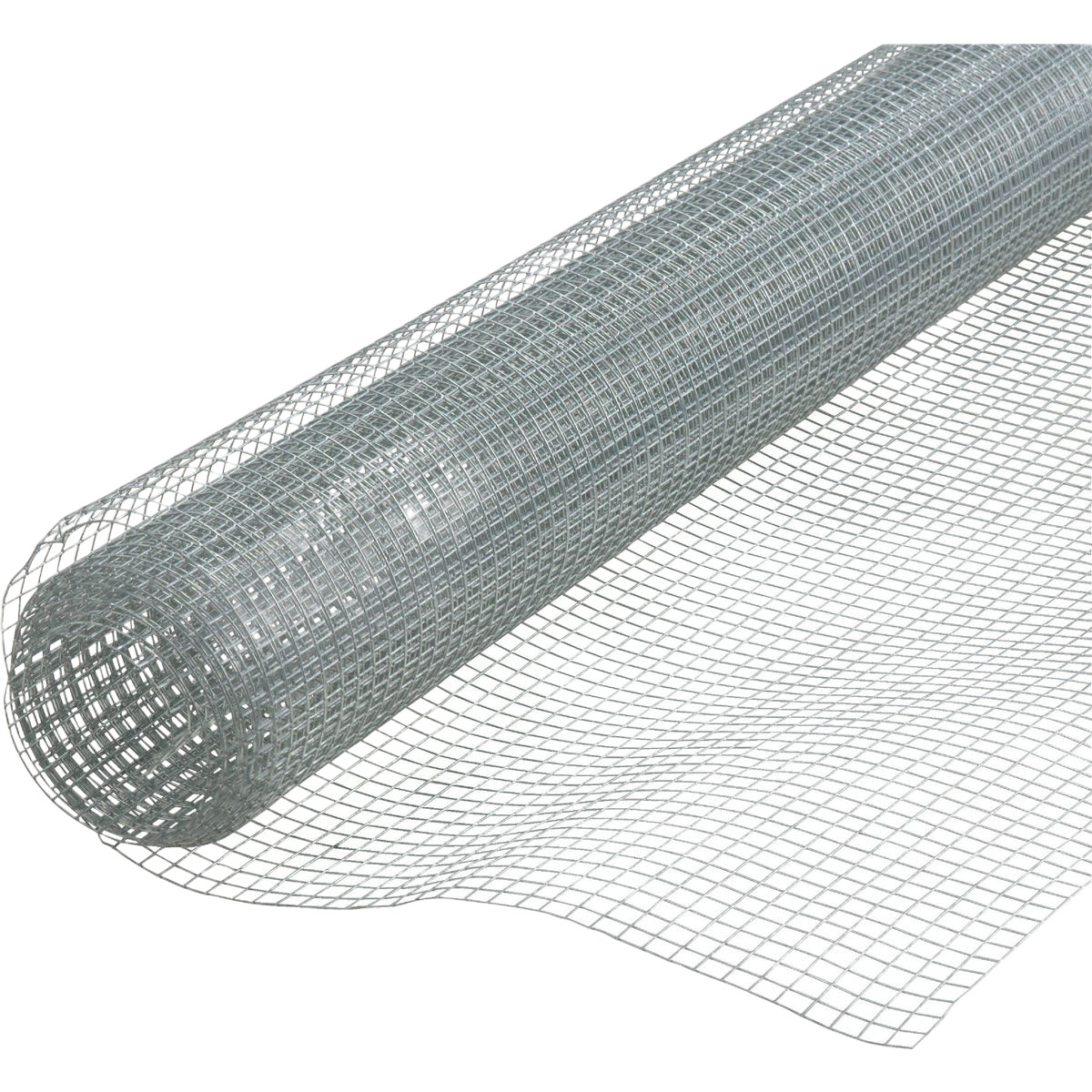 Roll of galvanized 19-gauge wire mesh hardware cloth for home improvement and tool applications