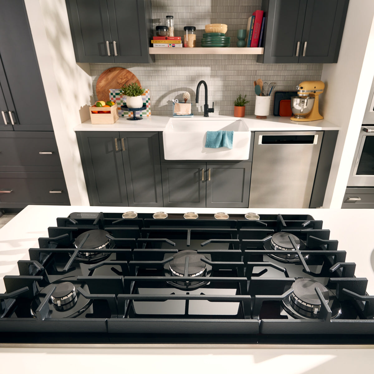 36" Gas-on-Glass Cooktop
