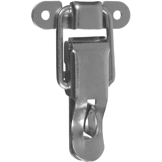 Zinc-plated steel lockable draw catch for secure closure in hardware and furniture accessory projects under $50