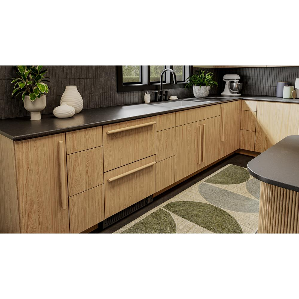 24" Panel-Ready Undercounter Double-Drawer Refrigerator/Freezer